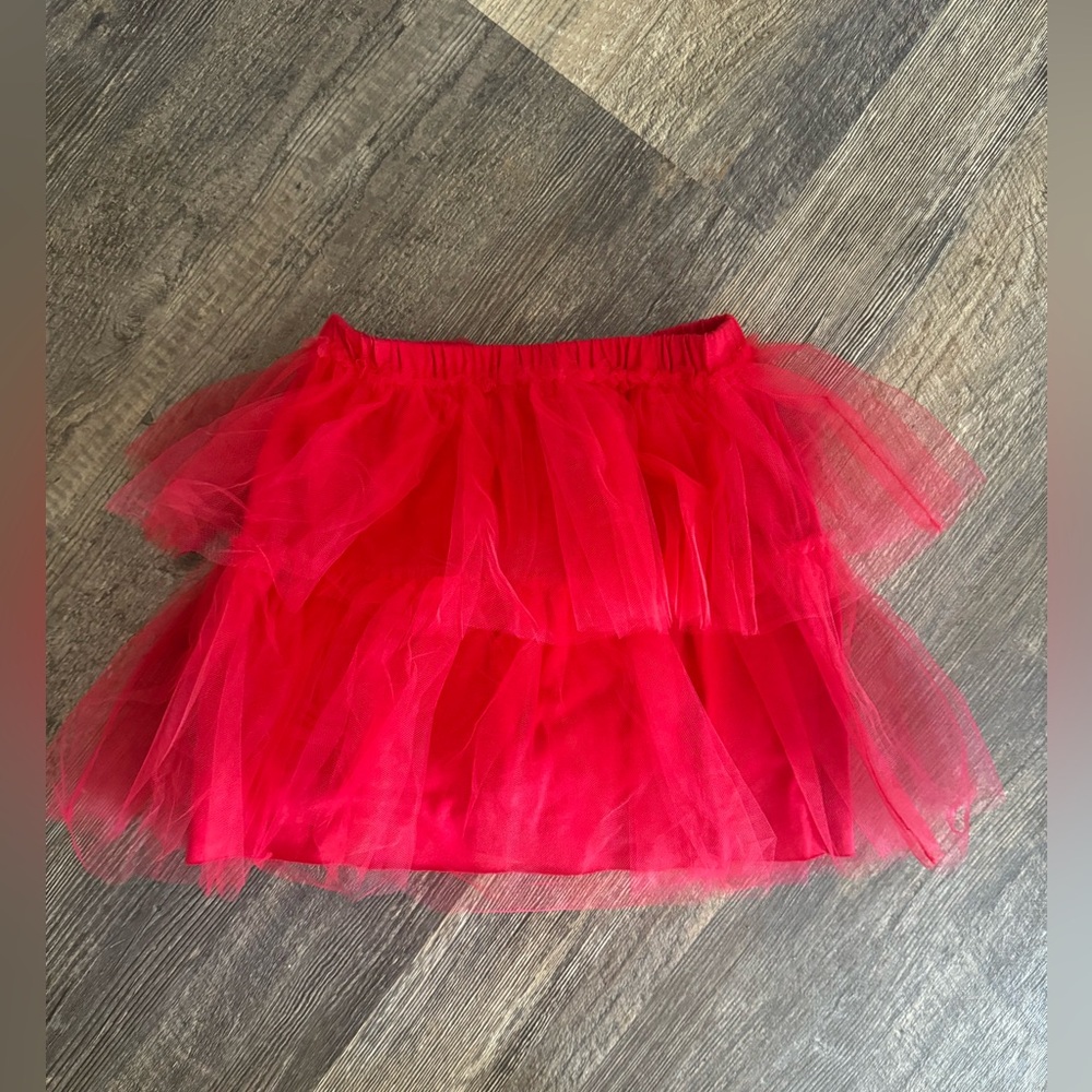 Kelly’s Kids Girls Size 6-7 Red Tutu Skirt - Lined - Never Worn!